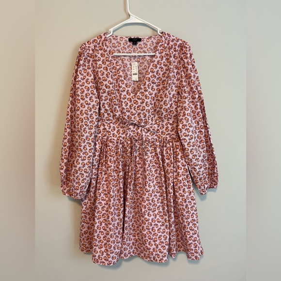 J Crew poplin floral dress with pockets size 10 - Picture 4 of 8